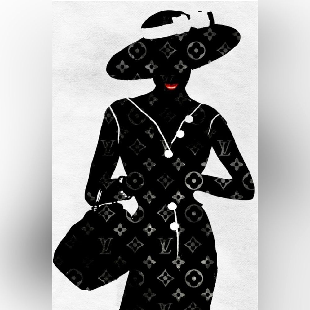 “Oh Louis!” Print picture- luxury and glam fashion couture wall art home decor